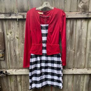 2 layer dress sz. M